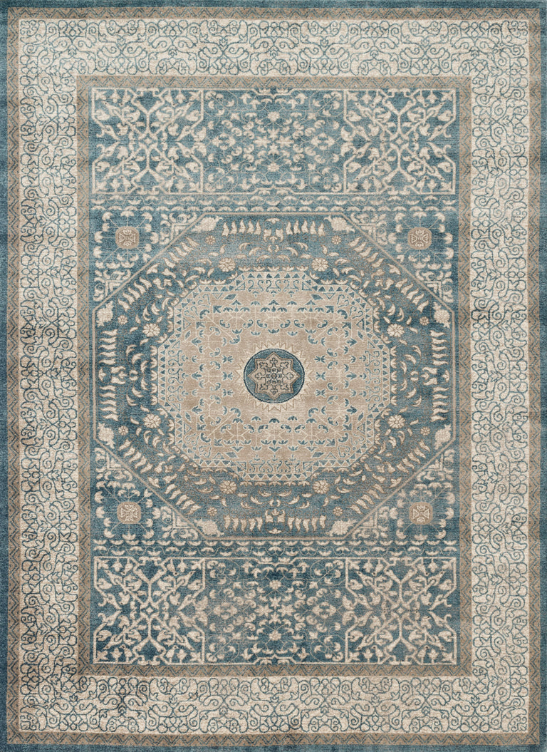 Loloi Rugs Century Collection Rug in Blue, Sand - 12'0" x 15'0"