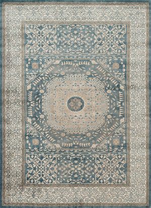 Loloi Rugs Century Collection Rug in Blue, Sand - 9'6" x 13'