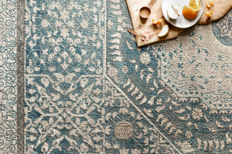 Loloi Rugs Century Collection Rug in Blue, Sand - 12'0" x 15'0"