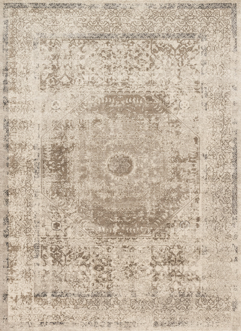 Loloi Rugs Century Collection Rug in Taupe, Sand - 7'10" x 10'6"