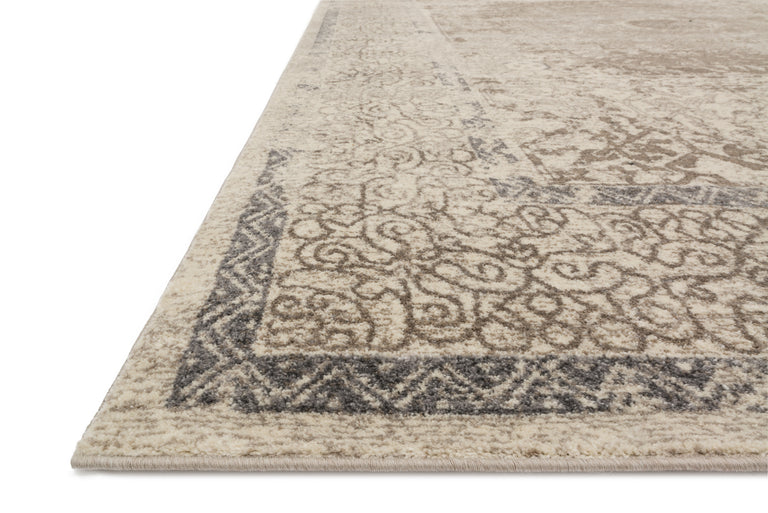Loloi Rugs Century Collection Rug in Taupe, Sand - 9'3" x 9'3"