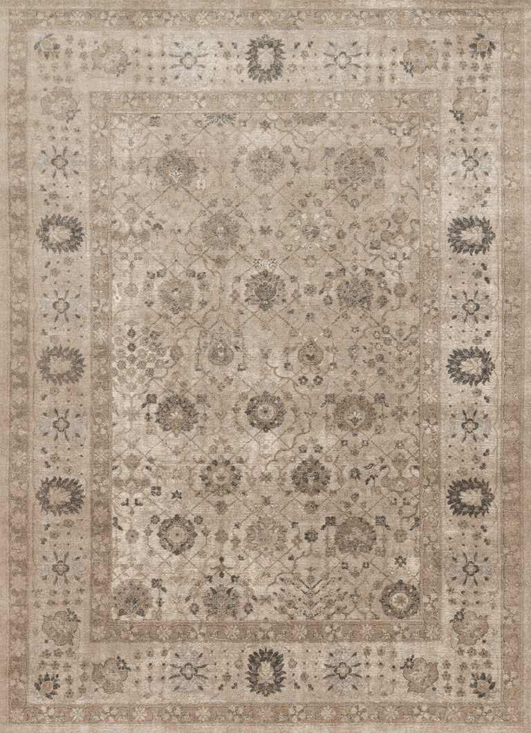 Loloi Rugs Century Collection Rug in Taupe, Taupe - 9'6" x 13'