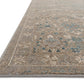 Loloi Rugs Century Collection Rug in Bluestone - 9'6" x 13'