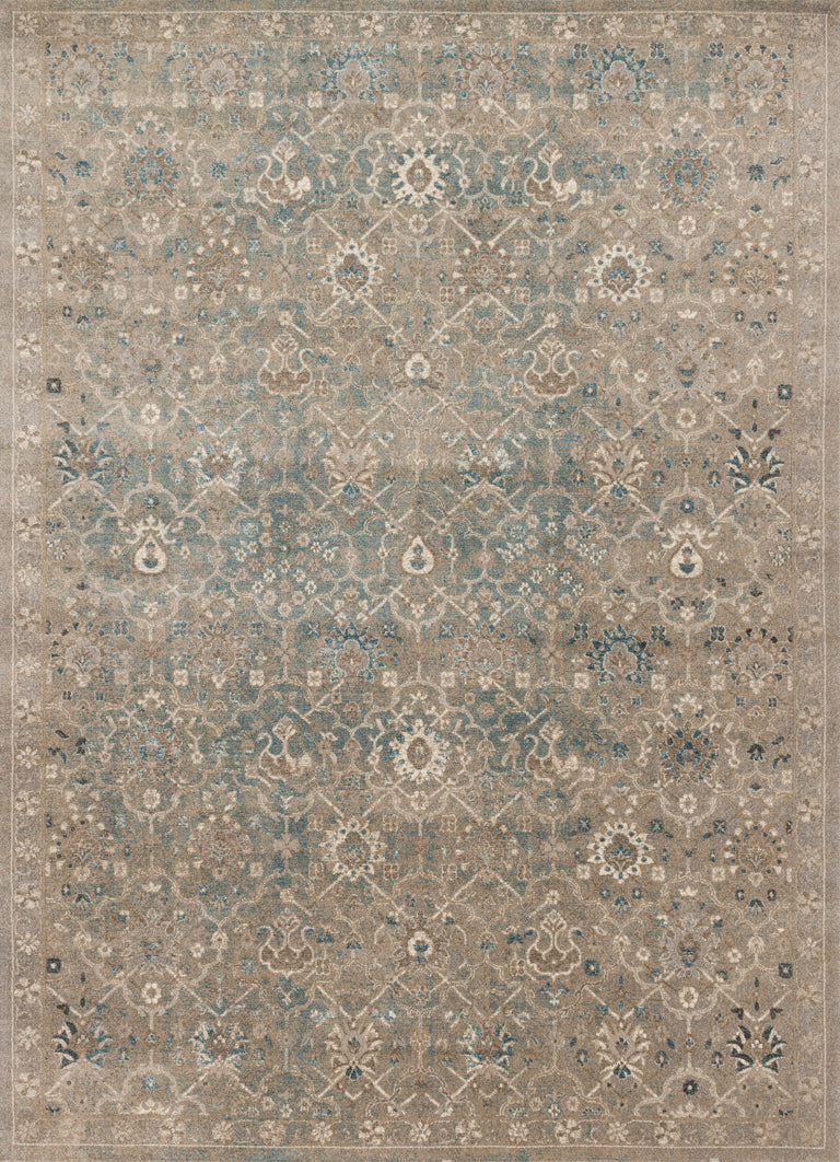 Loloi Rugs Century Collection Rug in Bluestone - 9'6" x 13'