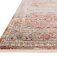 Loloi Rugs Claire Collection Rug in Red, Ivory - 9'6" x 13'