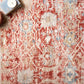 Loloi Rugs Claire Collection Rug in Red, Ivory - 9'6" x 13'