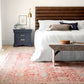 Loloi Rugs Claire Collection Rug in Red, Ivory - 7'10" x 10'2"