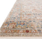 Loloi Rugs Claire Collection Rug in Ivory, Ocean - 9'6" x 13'