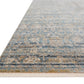 Loloi Rugs Claire Collection Rug in Ocean, Gold - 11'6" x 15'7"