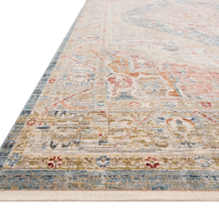 Loloi Rugs Claire Collection Rug in Blue, Multi - 7'10" x 10'2"