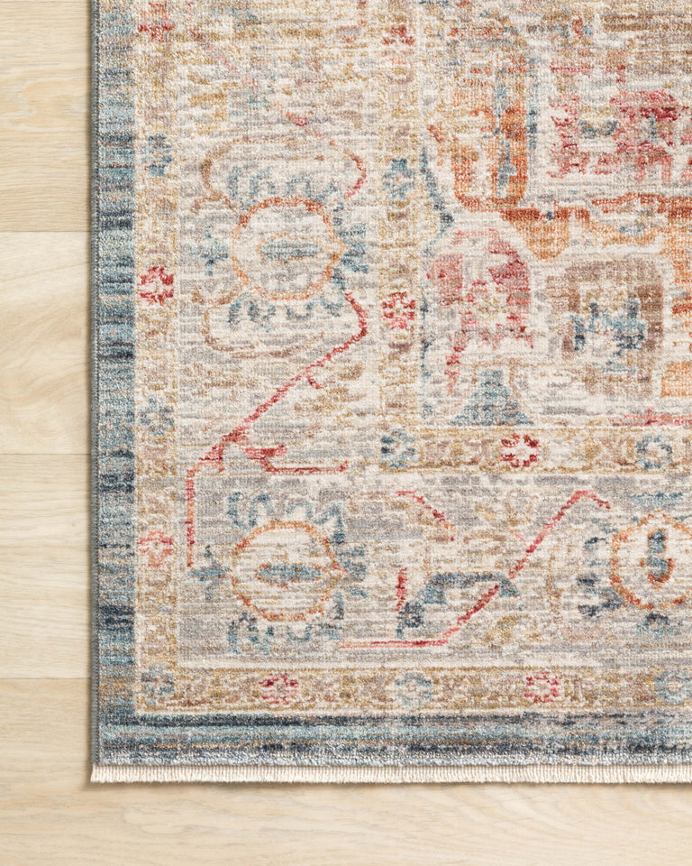 Loloi Rugs Claire Collection Rug in Blue, Multi - 9'6" x 13'