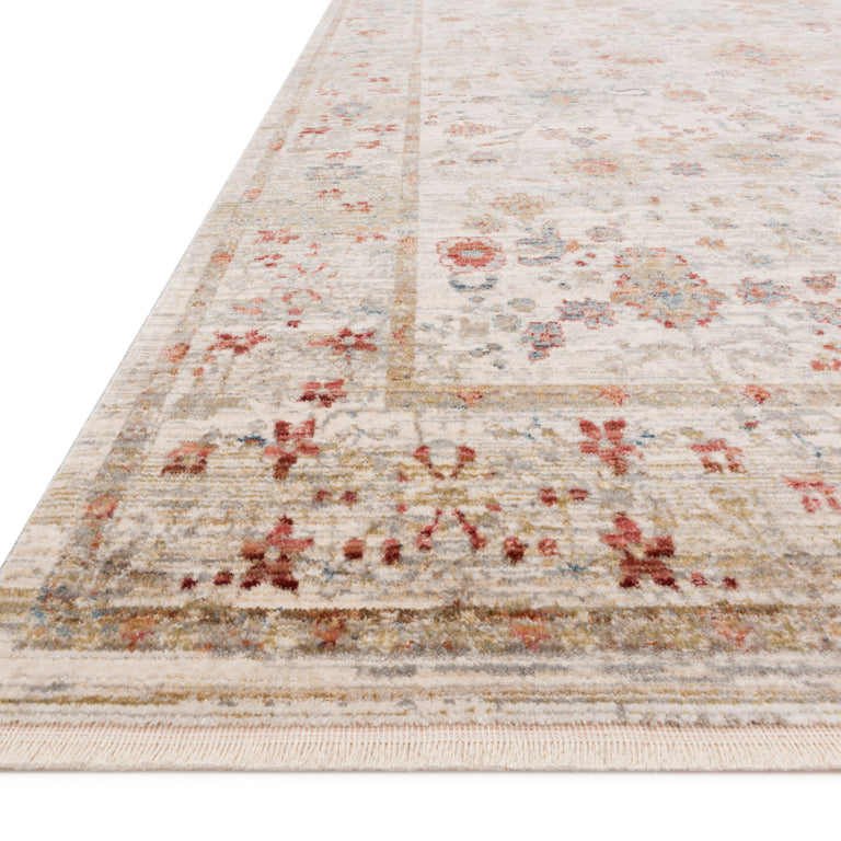 Loloi Rugs Claire Collection Rug in Ivory, Multi - 7'10" x 10'2"