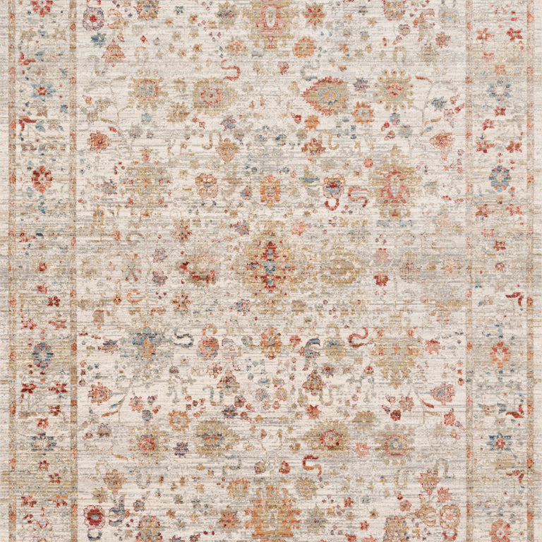 Loloi Rugs Claire Collection Rug in Ivory, Multi - 7'10" x 10'2"