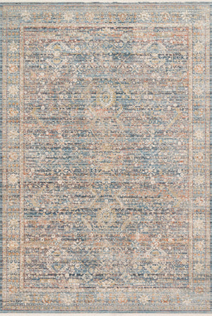 Loloi Rugs Claire Collection Rug in Blue, Sunset - 11'6" x 15'7"