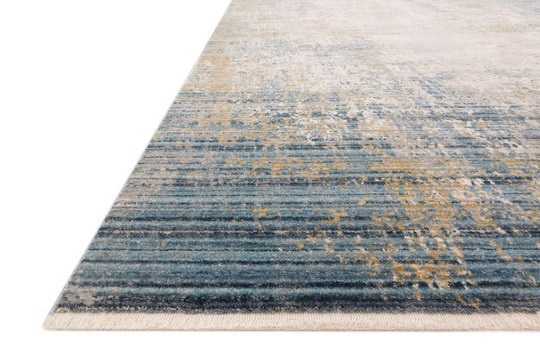 Loloi Rugs Claire Collection Rug in Neutral, Sea - 7'10" x 10'2"