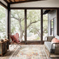 Loloi Rugs Clara Collection Rug in Ivory, Charcoal - 9'3" x 13'