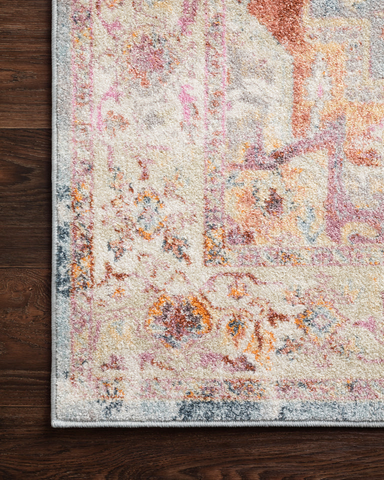 Loloi Rugs Clara Collection Rug in Sunset, Ivory - 11'6" x 15'