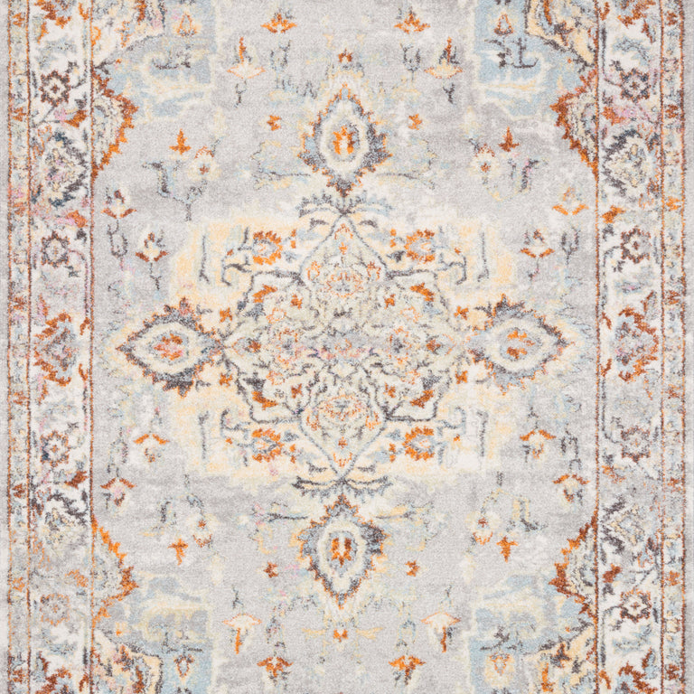 Loloi Rugs Clara Collection Rug in Grey, Ivory - 9'3" x 13'