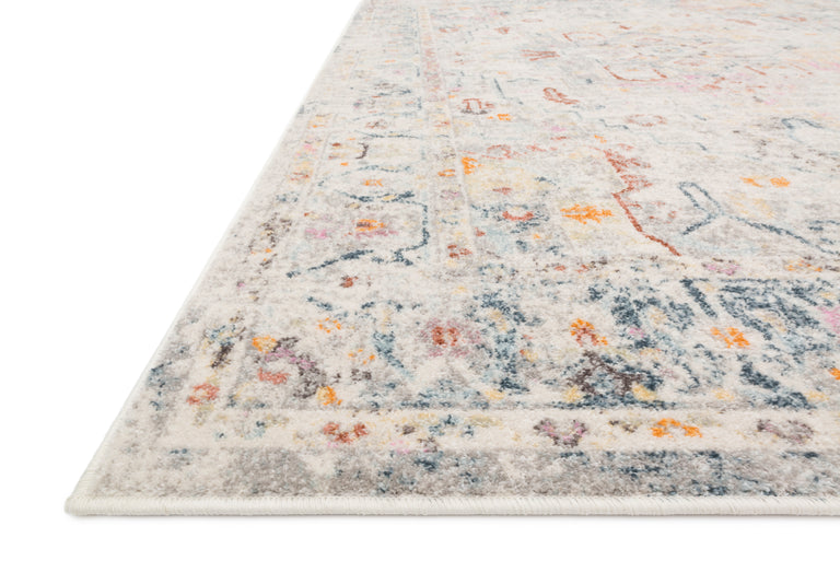 Loloi Rugs Clara Collection Rug in Lt Grey, Multi - 11'6" x 15'