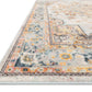 Loloi Rugs Clara Collection Rug in Mist, Multi - 9'3" x 13'