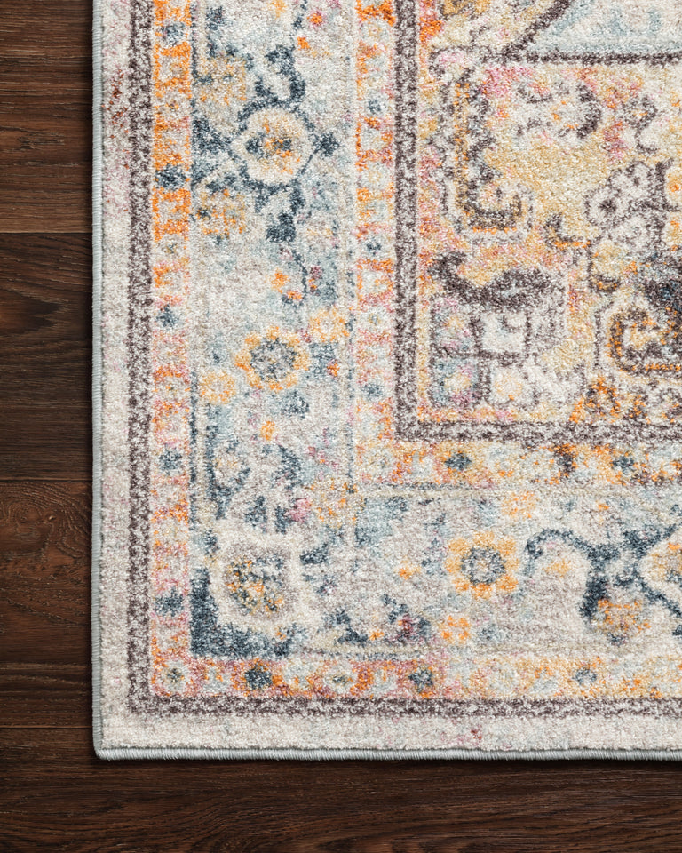 Loloi Rugs Clara Collection Rug in Mist, Multi - 11'6" x 15'