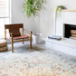Loloi Rugs Clara Collection Rug in Mist, Multi - 9'3" x 13'