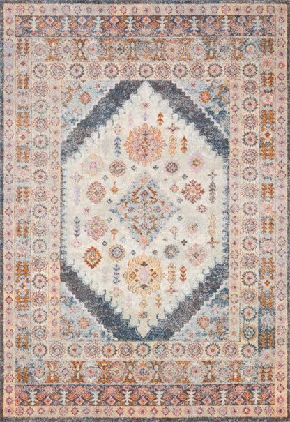 Loloi Rugs Clara Collection Rug in Pebble, Fiesta - 11'6" x 15'