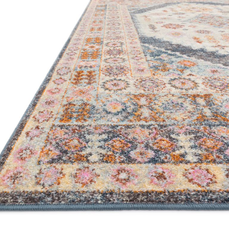 Loloi Rugs Clara Collection Rug in Pebble, Fiesta - 9'3" x 13'