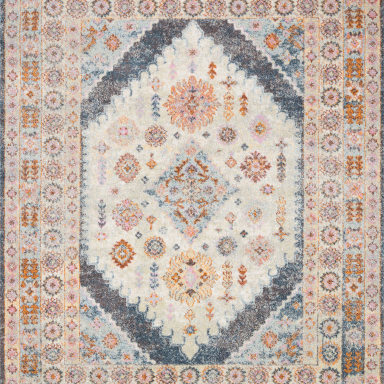 Loloi Rugs Clara Collection Rug in Pebble, Fiesta - 9'3" x 13'