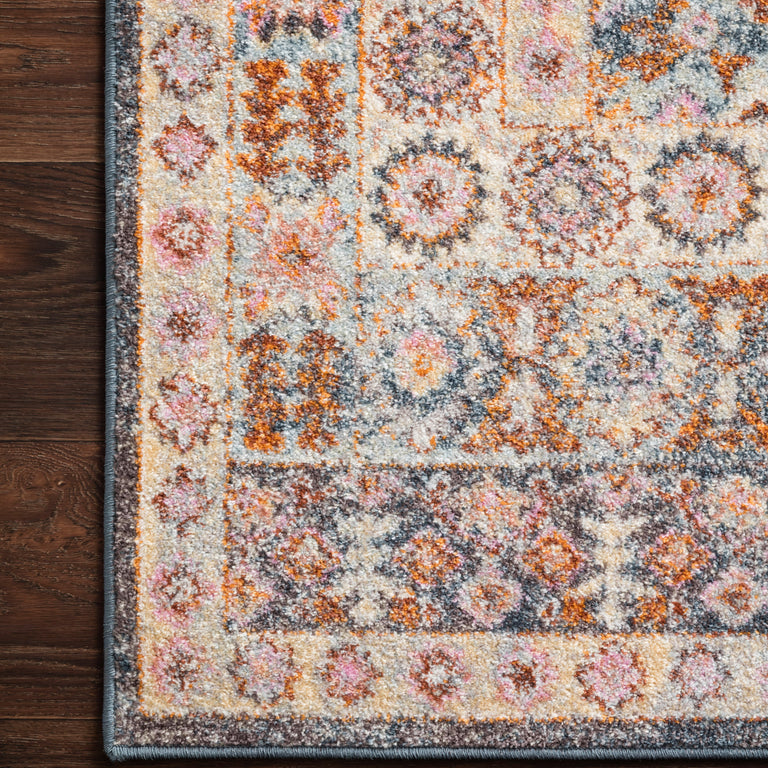 Loloi Rugs Clara Collection Rug in Pebble, Fiesta - 9'3" x 13'