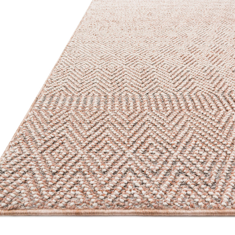 Loloi Rugs Cole Collection Rug in Blush, Ivory - 9'6" x 12'8"