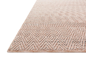 Loloi Rugs Cole Collection Rug in Blush, Ivory - 7'10" x 10'1"