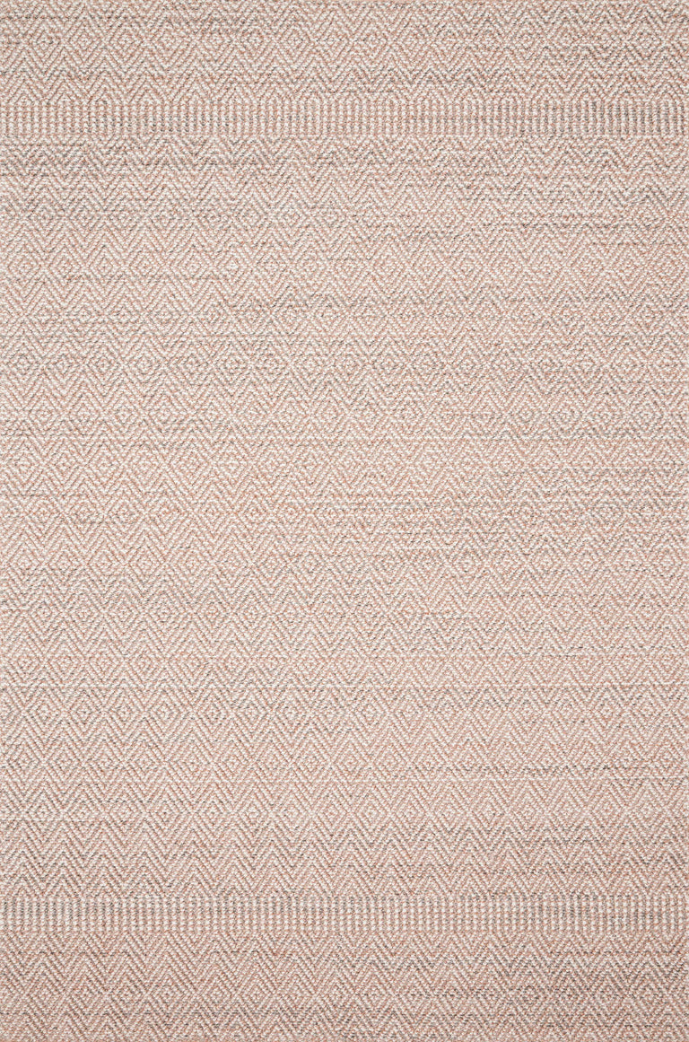 Loloi Rugs Cole Collection Rug in Blush, Ivory - 7'10" x 10'1"