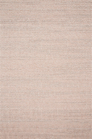 Loloi Rugs Cole Collection Rug in Blush, Ivory - 7'10" x 10'1"