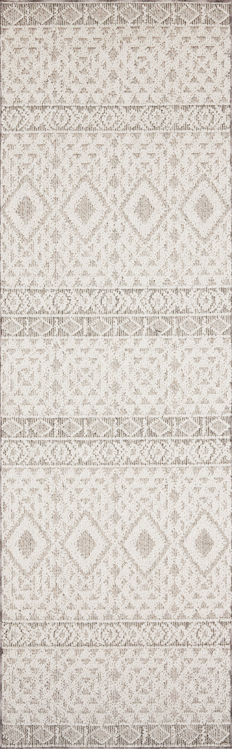 Loloi Rugs Cole Collection Rug in Silver, Ivory - 9'6" x 12'8"