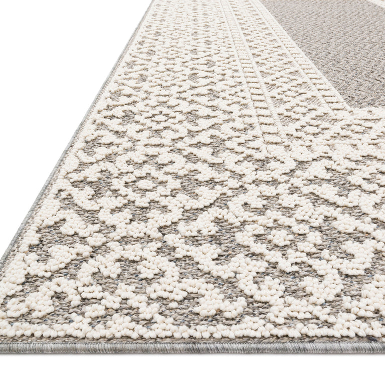 Loloi Rugs Cole Collection Rug in Grey, Ivory - 9'6" x 12'8"