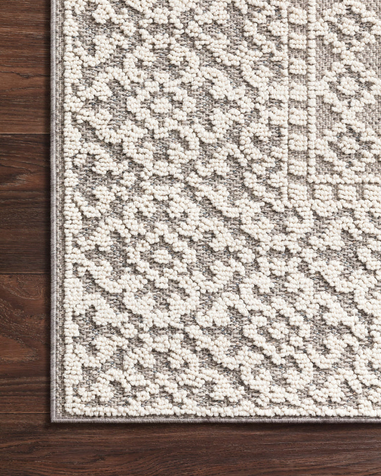 Loloi Rugs Cole Collection Rug in Grey, Ivory - 9'6" x 12'8"
