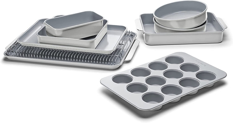 Caraway Complete Bakeware Set in Gray