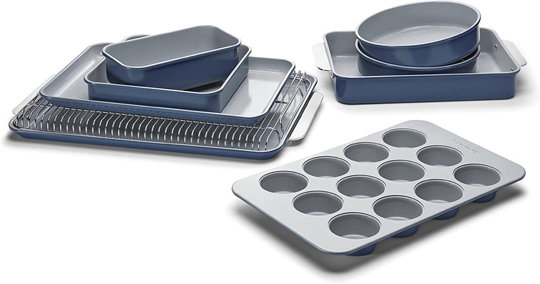  Caraway Non-Stick Ceramic 12-Cup Muffin Pan - Naturally Slick  Ceramic Coating - Non-Toxic, PTFE & PFOA Free - Perfect for Cupcakes,  Muffins, and More - Black: Home & Kitchen