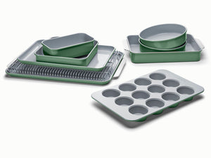 Caraway Complete Bakeware Set in Sage