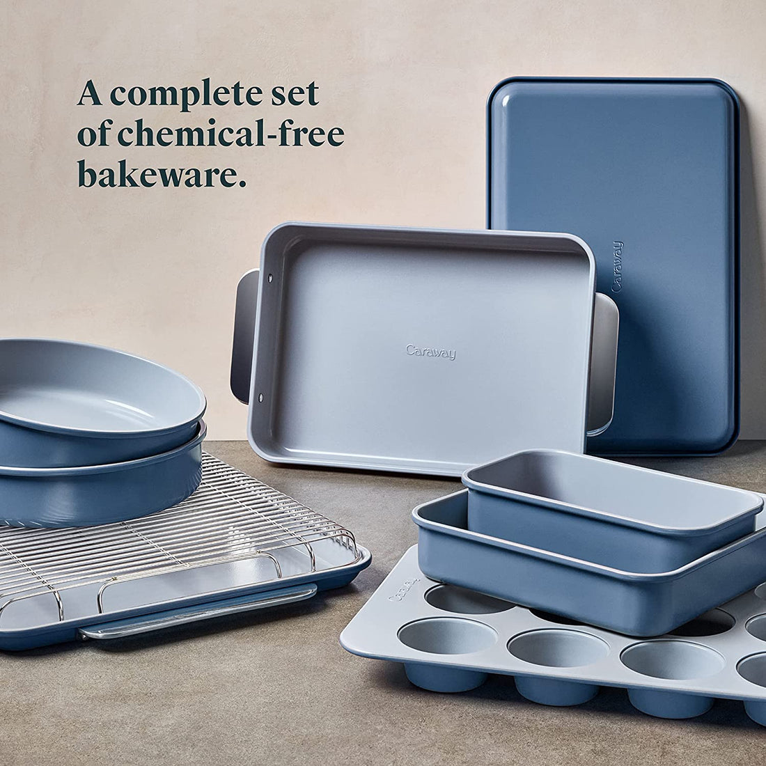 Caraway Complete Bakeware Set in Slate