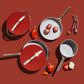 Caraway Red Cookware Set with Vegetables