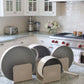 Caraway Non-Toxic and Non-Stick Cookware and Bakeware Set in Cream