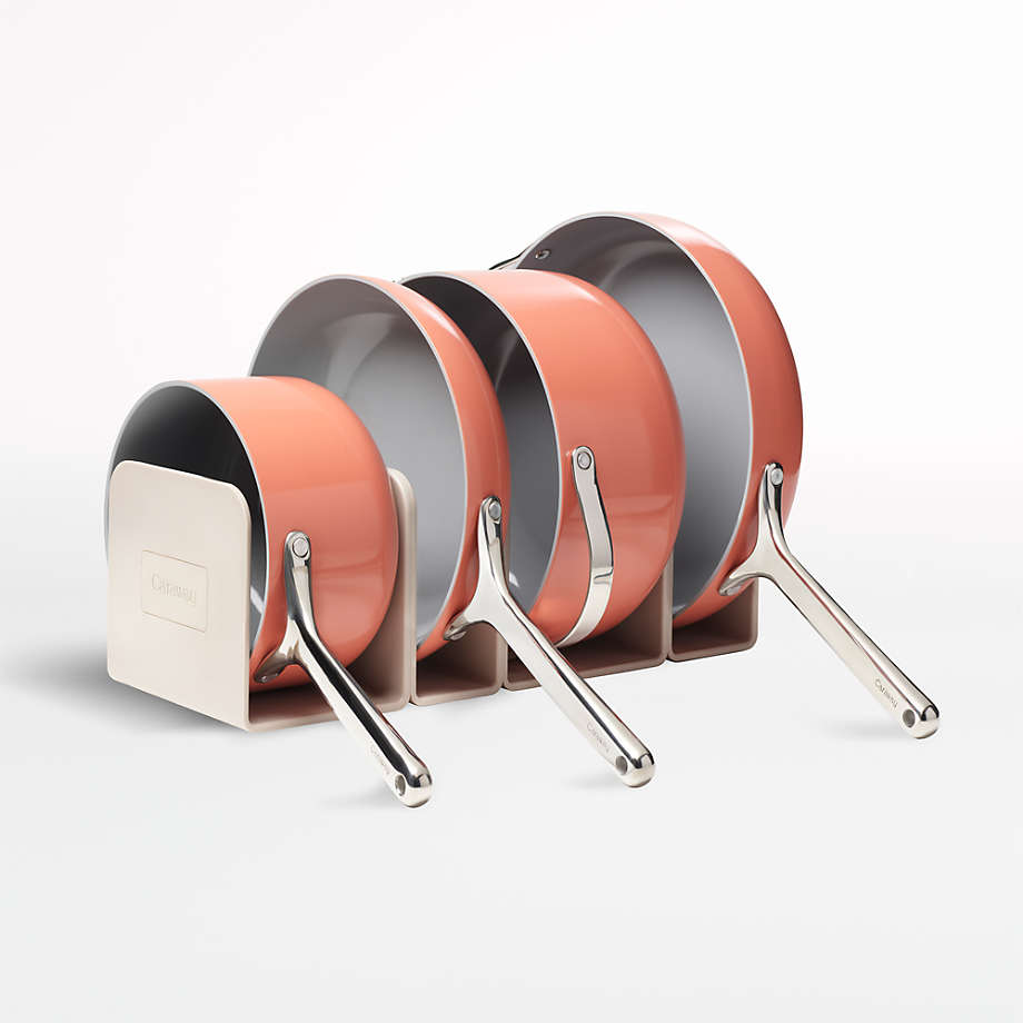 Caraway Perracotta Cookware Set in Storage Dividers