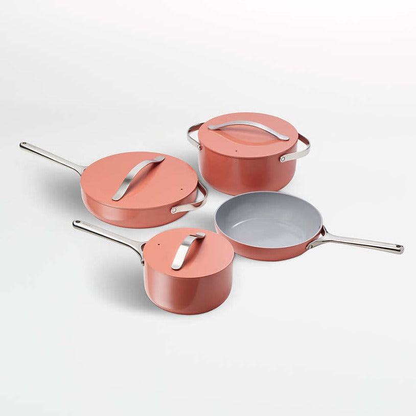 Caraway Perracotta Cookware Set Top View