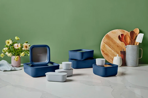 Caraway Food Storage Set in Navy