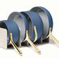 Caraway Non-Toxic and Non-Stick Cookware Set in Sapphire with Gold Handles