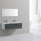 KubeBath Divario 48 in. Ocean Gray Wall Mount Modern Bathroom Vanity, D48BE