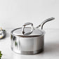 Demeyere Proline 12.6" Stainless Steel Fry Pan with Helper Handle, Atlantis Series
