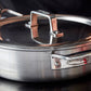 Demeyere 9.5" Stainless Steel Fry Pan, Industry Series